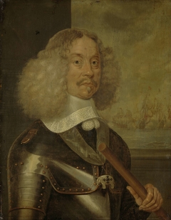 Portrait of Jacob Baron van Wassenaer, Lord of Obdam, Lieutenant-Admiral of Holland and West-Friesland by Abraham Evertsz. van Westerveld