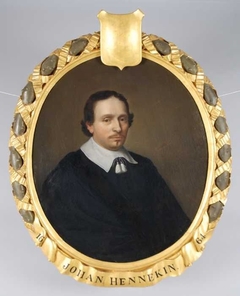 Portrait of Johan (Jean Baptista) Hennekyn, Hennekin, or Hennekijn (1616-1670) by Pieter van der Werff