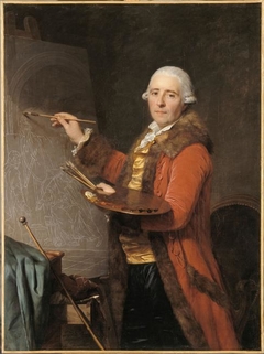 Portrait of Nicolas-Guy Brenet by Antoine Vestier