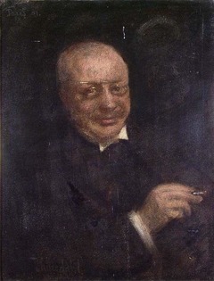 Portrait of the Author Gunnar Heiberg by Hans Heyerdahl