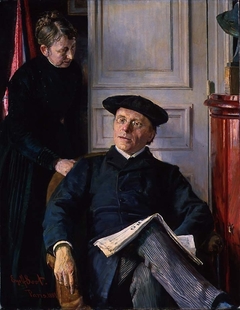 Portrait of the Author Jonas Lie and his Wife Thomasine by Eyolf Soot