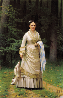 Portrait of Vera Nikolayevna Tretyakova by Ivan Kramskoi