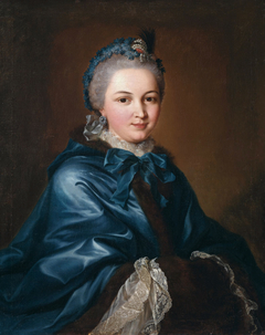 Portrait of Wilhelmine Caroline Amalie Tischbein (The Blue Lady) by Johann Heinrich Tischbein