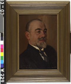 Portret van de beeldhouwer prof. Sortini by Willem Witsen