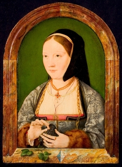 Portret van een onbekende vrouw by Joos van Cleve