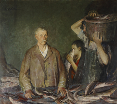 Provincetown Fisherman (Cleaning Fish) by Charles Webster Hawthorne