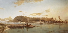 Quebec from Pont Lévis by Lucius Richard O'Brien