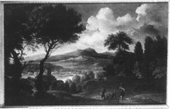 Römische Landschaft (Umkreis) by Gaspard Dughet