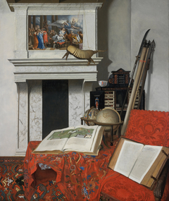 Room Corner with Curiosities by Jan van der Heyden