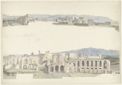 S. Giovanni e Paolo, the Villa Mattei and the Imperial Palaces by Josephus Augustus Knip