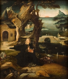 Saint Anthony in the Wilderness by Jan Wellens de Cock