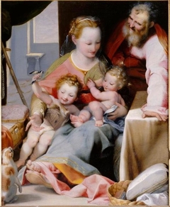 Sainte Famille au chat by Federico Barocci