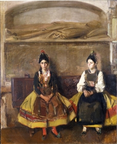 Segovian Peasant Girls (Picturesque Spain, Segovia) by Joaquín Sorolla