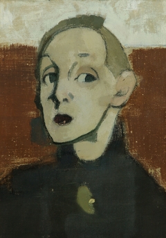 Self-Portrait in Black Dress by Helene Schjerfbeck