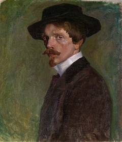 Self-portrait by Karl Haldorsen