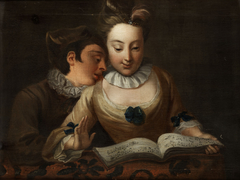 Singing Couple by Anonymous