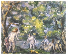 Six baigneuses; Les Ondines by Paul Cézanne