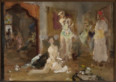 Sketch for the painting “Potocka in Bakhchisaray” by Jan Ciągliński