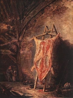 Slaughtered Pig by Isaac van Ostade