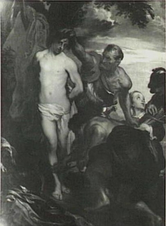 St. Sebastian is tied to a tree by Anthony van Dyck