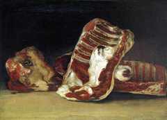 Still-Life: A Butcher's Counter by Francisco de Goya