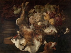 Still Life with a Dog and a Cat by Carstian Luyckx