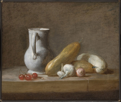 Still Life with Cherries and Turnips by Jean-Baptiste-Siméon Chardin