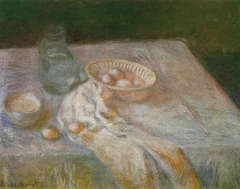 Still Life with Eggs by Claude Monet