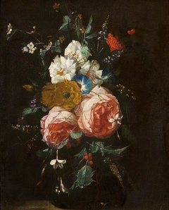 Still Life with Flowers by Nicolaes van Verendael