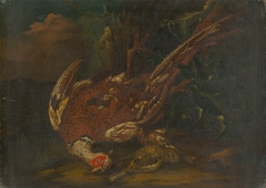 Still Life with Guinea Fowl by Anonymous