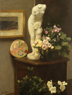 Still Life with Torso and Flowers by Henri Fantin-Latour