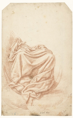 Studie van draperie by Hans Bol