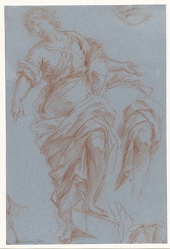 Studie van een staande figuur by Benedetto Luti