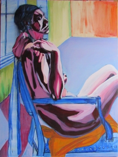 Study for Portrait 09-06; Oil on Canvas; 48in X 36in; Steve Hendrickson by Steve Hendrickson