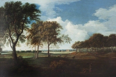 Sudbury Hall from the North, Morning by Nicholas Thomas Dall