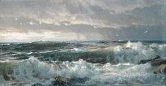 Surf on Rocks by William Trost Richards