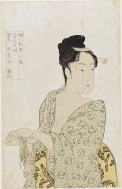 Ten physiognomic types of women, Coquettish type by Kitagawa Utamaro