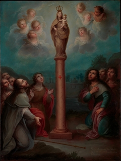 The Apparition of the Virgin of el Pilar to St. James by Nicolás Enríquez