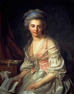 The Artist's Daughter, Marie-Nicole Vestier by Antoine Vestier