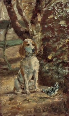 The Artist's Dog Flèche by Henri de Toulouse-Lautrec