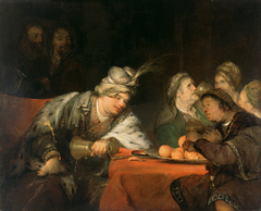 The Banquet of Ahasuerus by Aert de Gelder