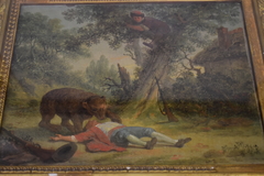 The bear and the two companions by Pierre Joseph Wallaert