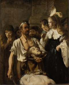 The beheading of John the Baptist by Rembrandt