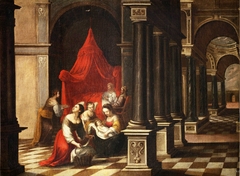 The Birth of the Virgin by Juan García de Miranda