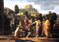 The Blind of Jericho by Nicolas Poussin