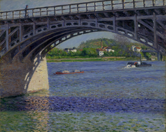 The Bridge at Argenteuil by Gustave Caillebotte