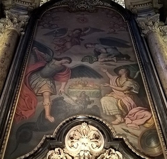 The Devotion of the Heart of Mary, with the angels Custodio, Rafael, Miguel and Gabriel by Infanta Mariana Francisca of Portugal