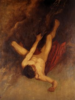 The fall of Phaeton by Adolphe Pierre Sunaert