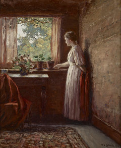 The Girl by the Window by Theodore Clement Steele