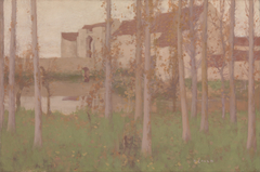 The Haunted Chateau, Grez-sur-Loing by David Gauld